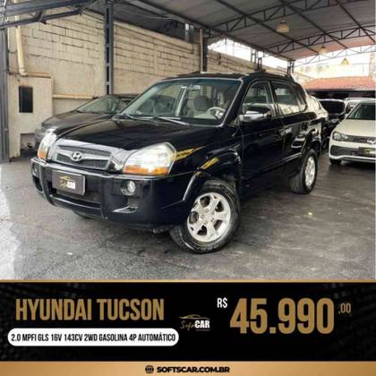 HYUNDAI TUCSON 2.0 MPFI GLS 16V 143CV 2WD GASOLINA 4P AUTOMÁTICO HYUNDAI TUCSON 2.0 MPFI GLS 16V 143CV 2WD GASOLINA 4P AUTOMÁTICO